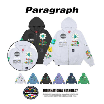 22ss Say Happy Hood Zip-up (No.20)